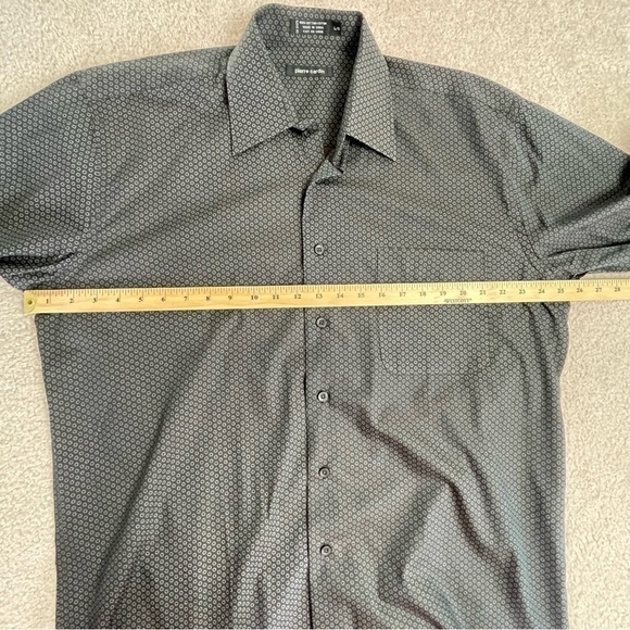 Pierre Cardin Men’s Large Brown  Casual Button Down Shirt - Picture 8 of 11